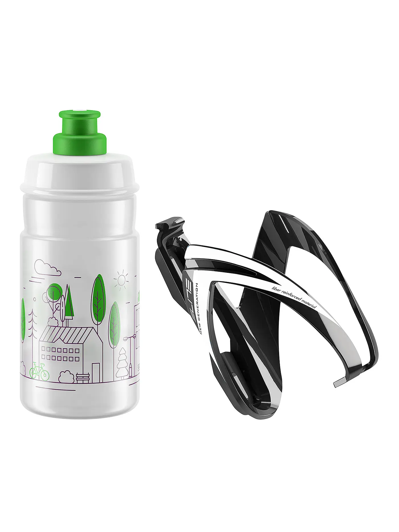 ELITE | Trinkflasche Kit CEO + Jet 350 Flaschenhalter | 